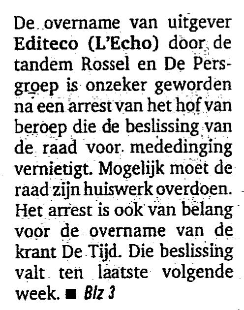 L’Echo – A controversial but influential figure